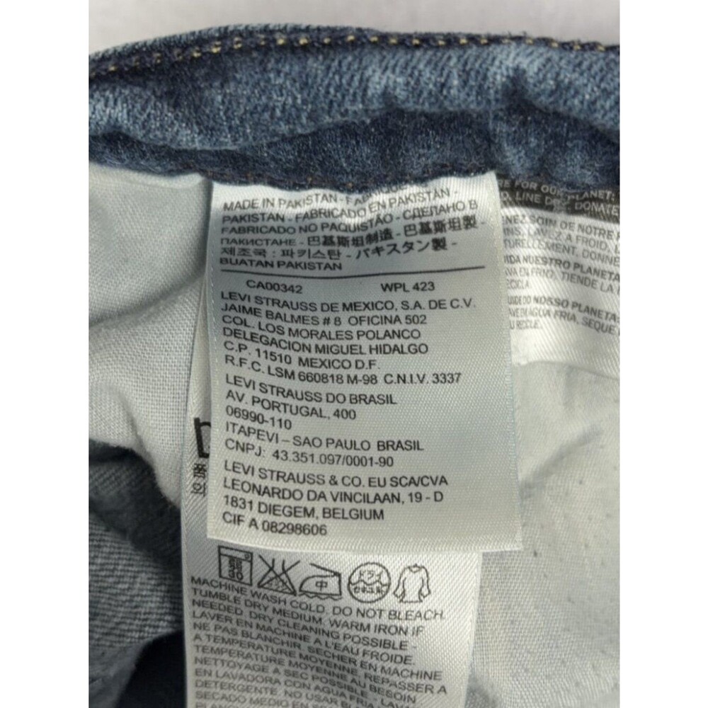 Levi's 515 Bootcut Jeans Women's 12M (32x30) Dark Wash Flap Pockets Western Y2K - Picture 11 of 13